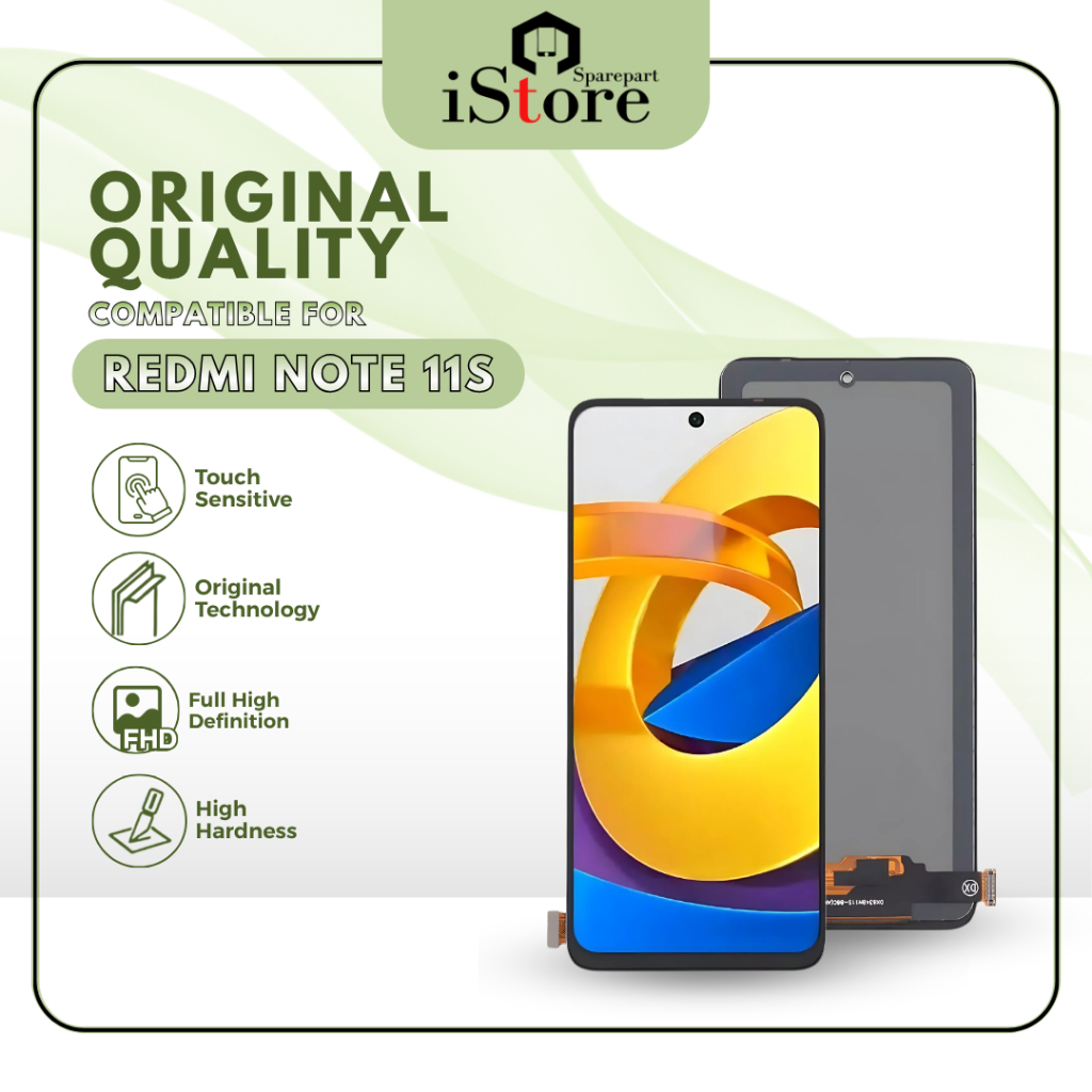 iStore - Lcd KAIKU For Xiaomi Redmi Note 11 4G / Note 11S / Poco M4 Pro 4G Oled Fullset Touchscreen