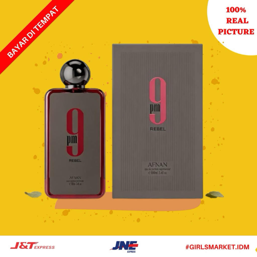 PARFUM PRIA AFNAN REBEL 9 PM 100 ML