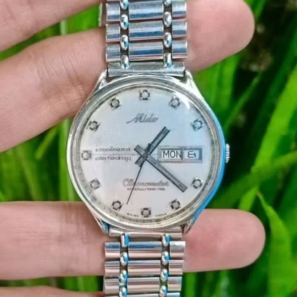 Jam Tangan Vintage Mido Commander Automatic Original
