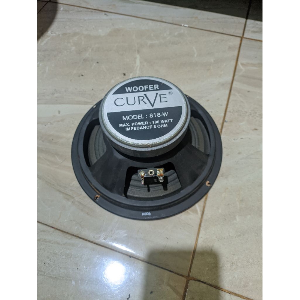 SPEAKER BEKAS CURVE 8 INCH TYPE 818W 100 WATT NORMAL