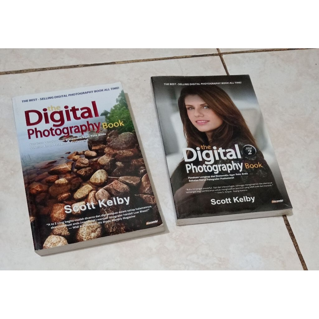 Buku THE DIGITAL PHOTOGRAPHY BOOK Jilid 1 dan 2