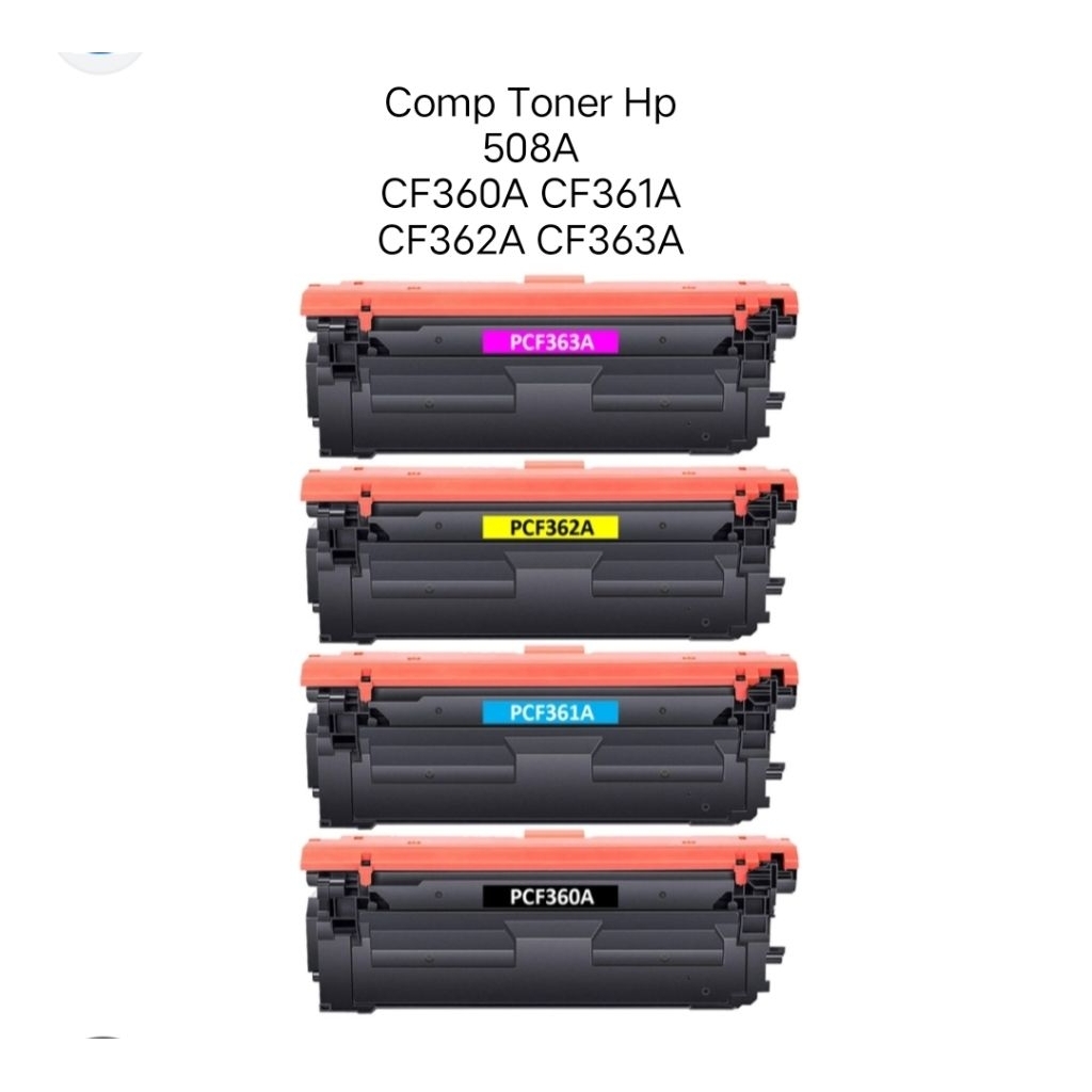Cartridge Toner HP 508A CF360A CF361A CF362A CF363A B.C.M.Y Compatible printer Hp LaserJet Enterpris