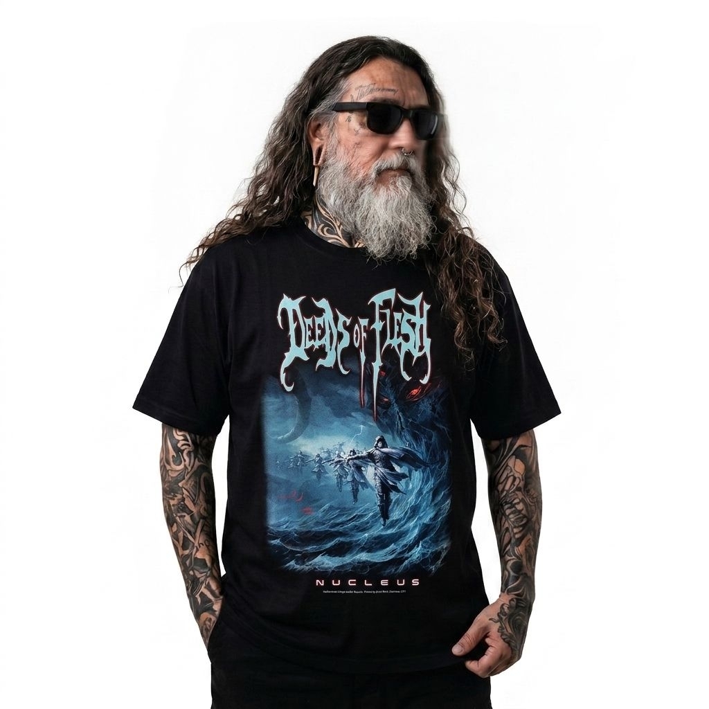DEEDS OF FLESH - NUCLEUS ALBUM COVER [T-SHIRT]