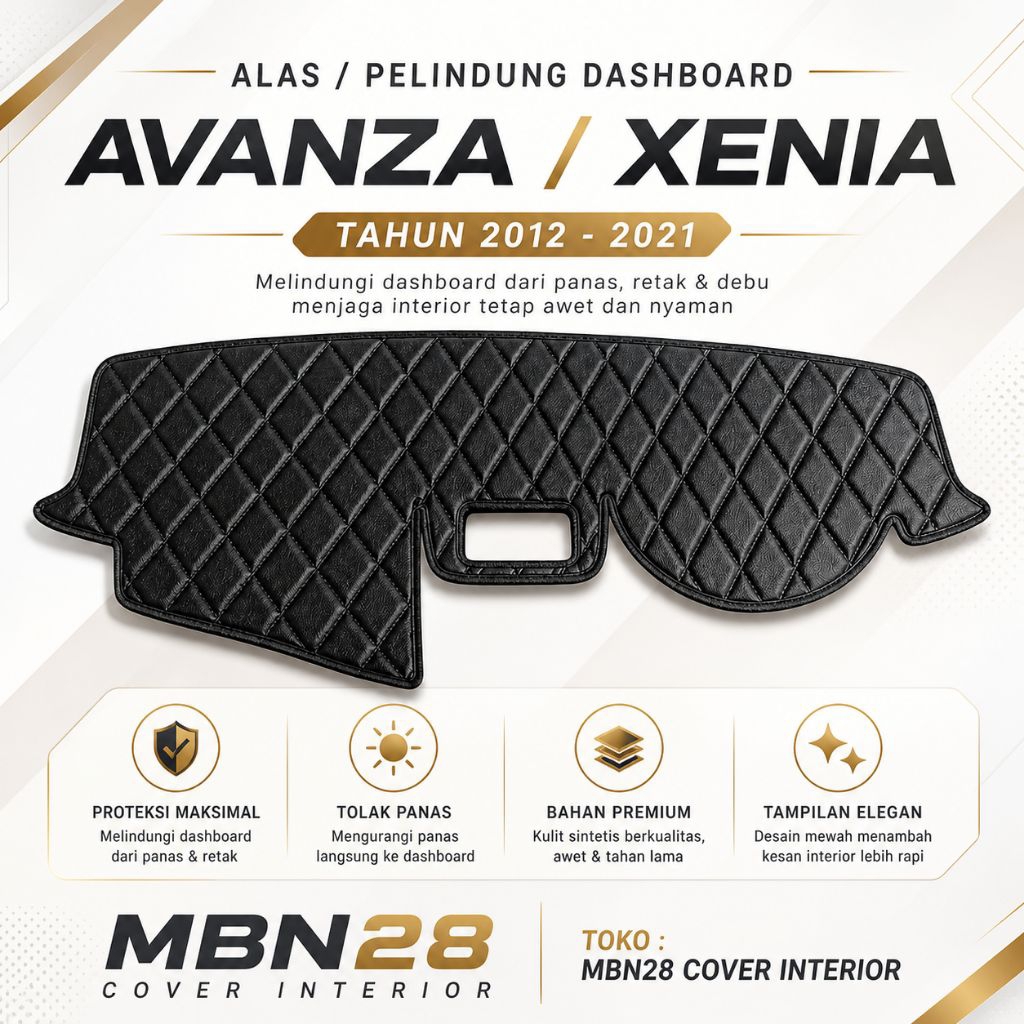 PROMO alas dasboard buat mobil AVANZA/XENIA tahun 2012-2021 gratis DOUBLE TIP,bahan anti air dan tah