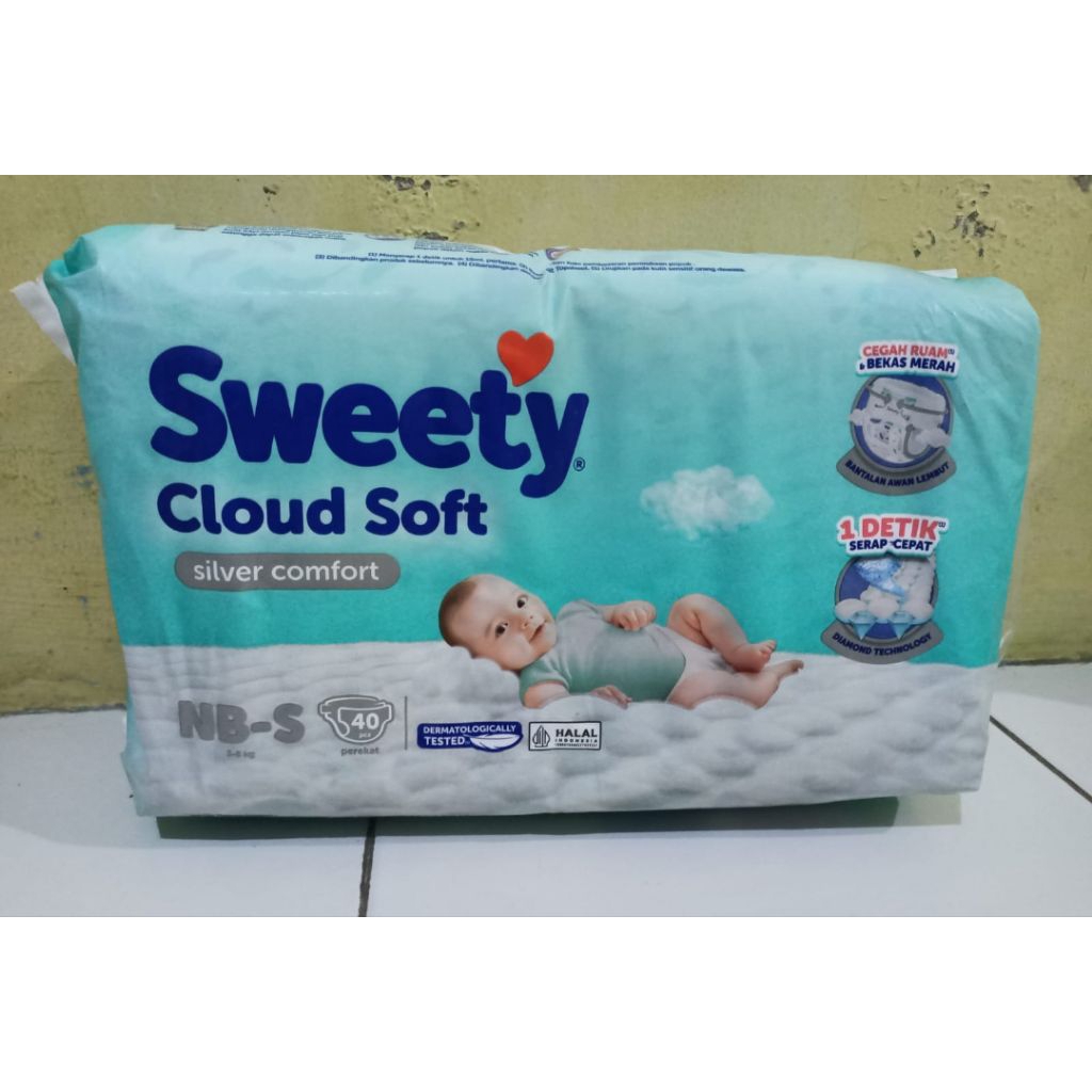 popok Sweety NB-S silver comfort