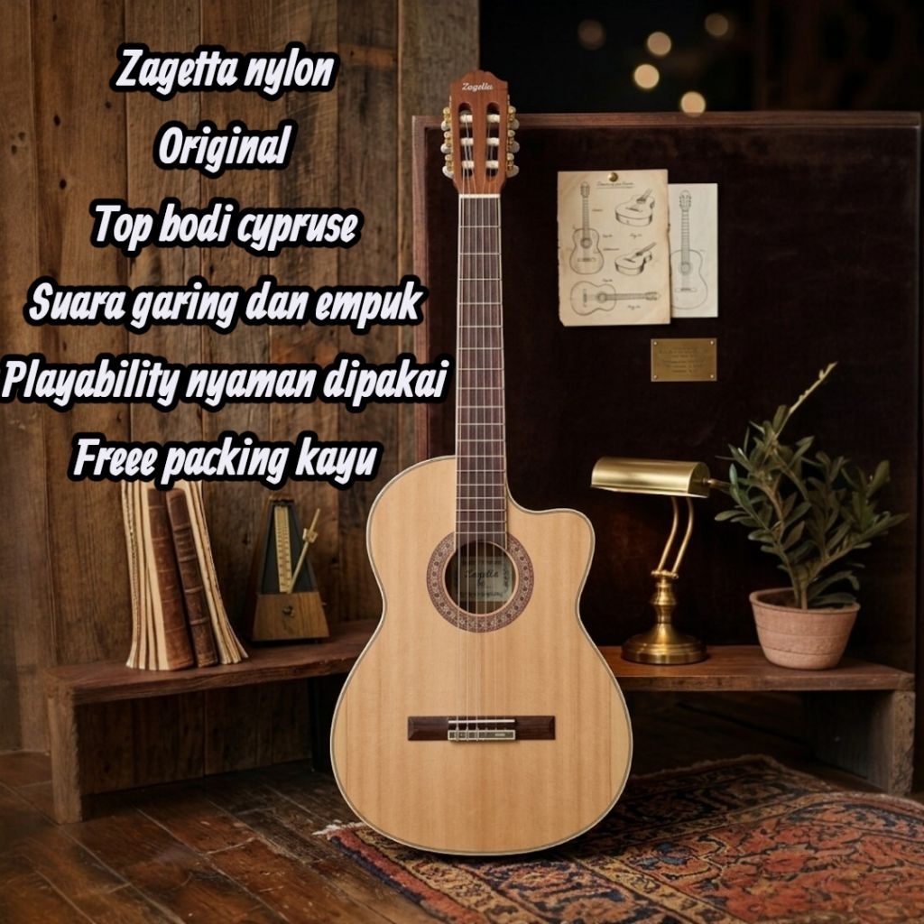 gitar nylon zagetta C 200 original