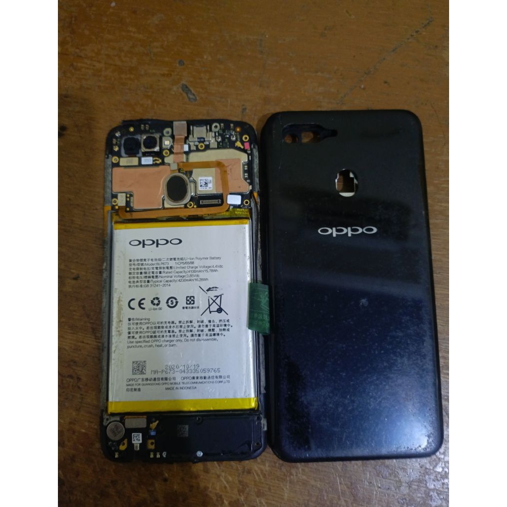 MESIN DAN BONUS UNIT / HP MINUS LCD OPPO A5S RAM 3/32GB TANPA POLA/SANDI BACA DESKRIPSI
