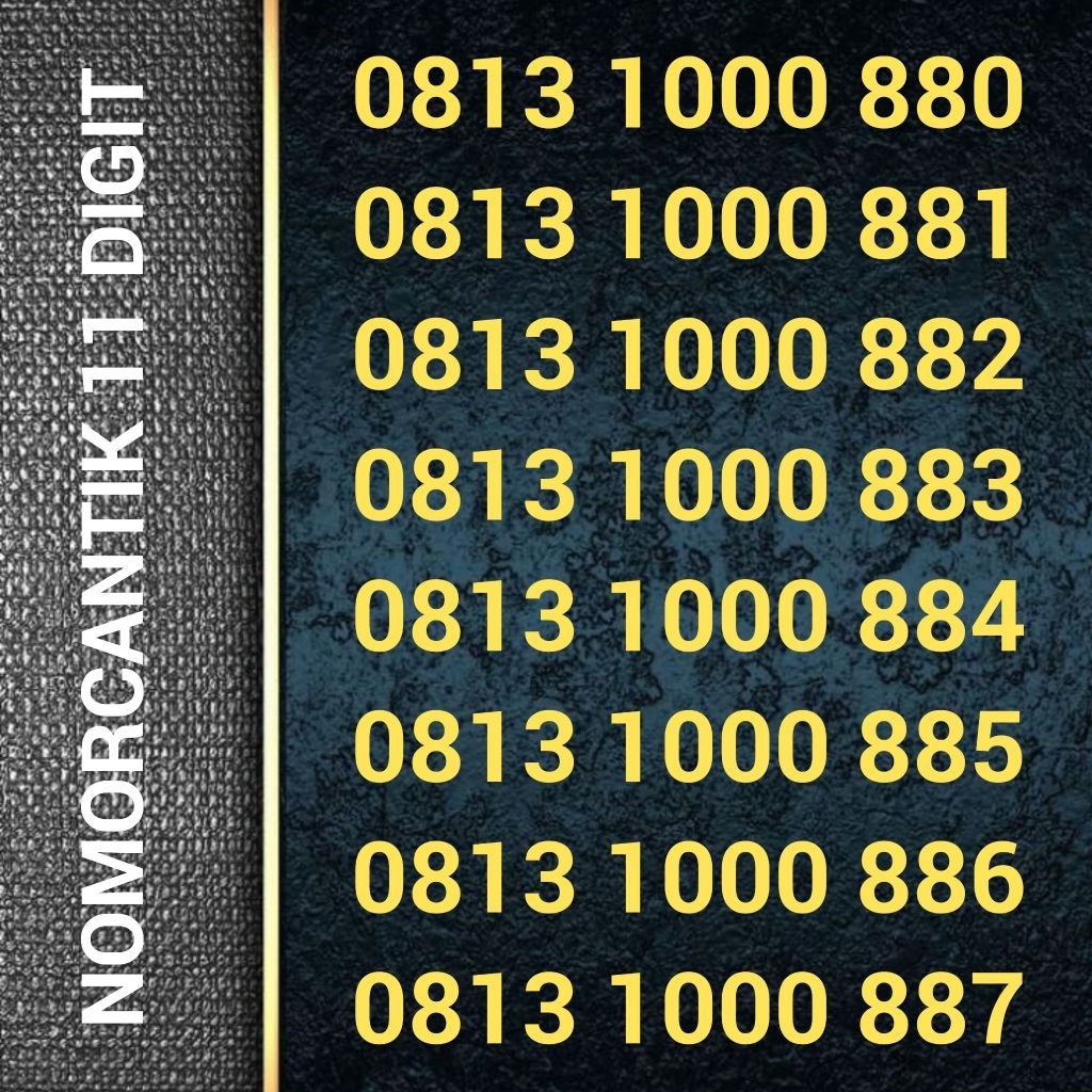 Kartu Perdana Nomor Cantik Simpati 11 Digit - 1000 1000 1000