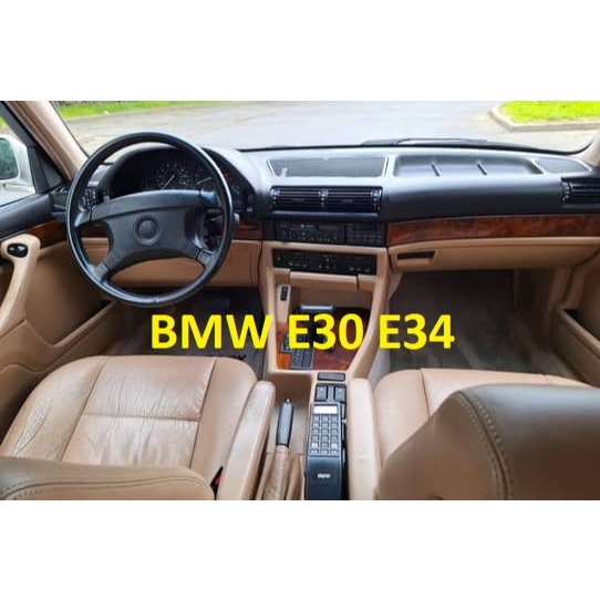 sarung setir original kulit buat BMW E30 dan E34 warna hitam full custom