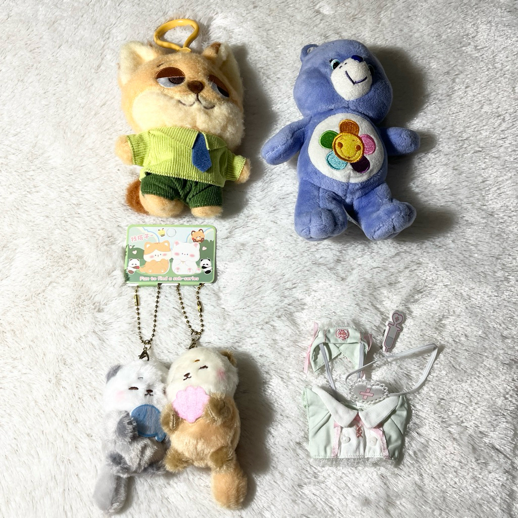 [26/4] Trinkets Gashapon Japan Sticker Jdream Sylvanian Case Hippers Ipyal Keychain Care Bears Kolbu