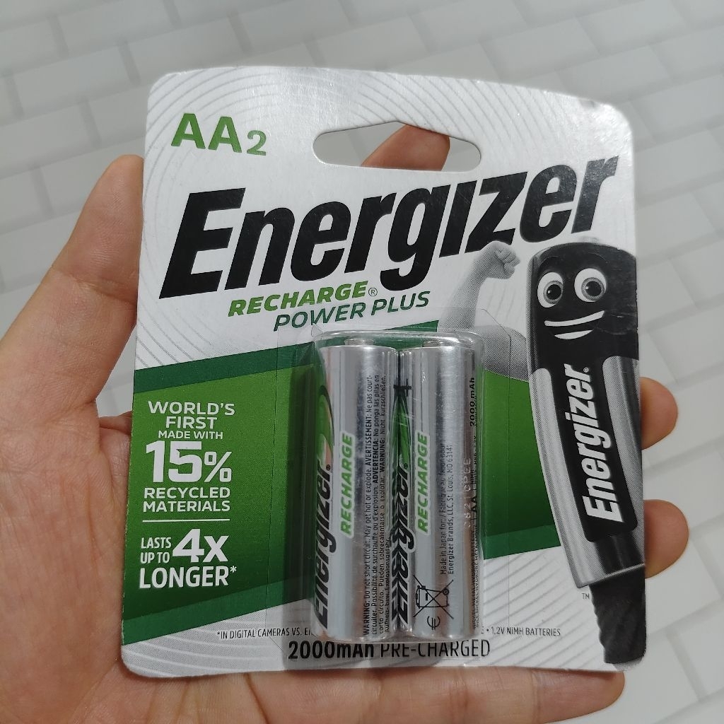 Baterai Cas Rechargeable Battery AA Energizer