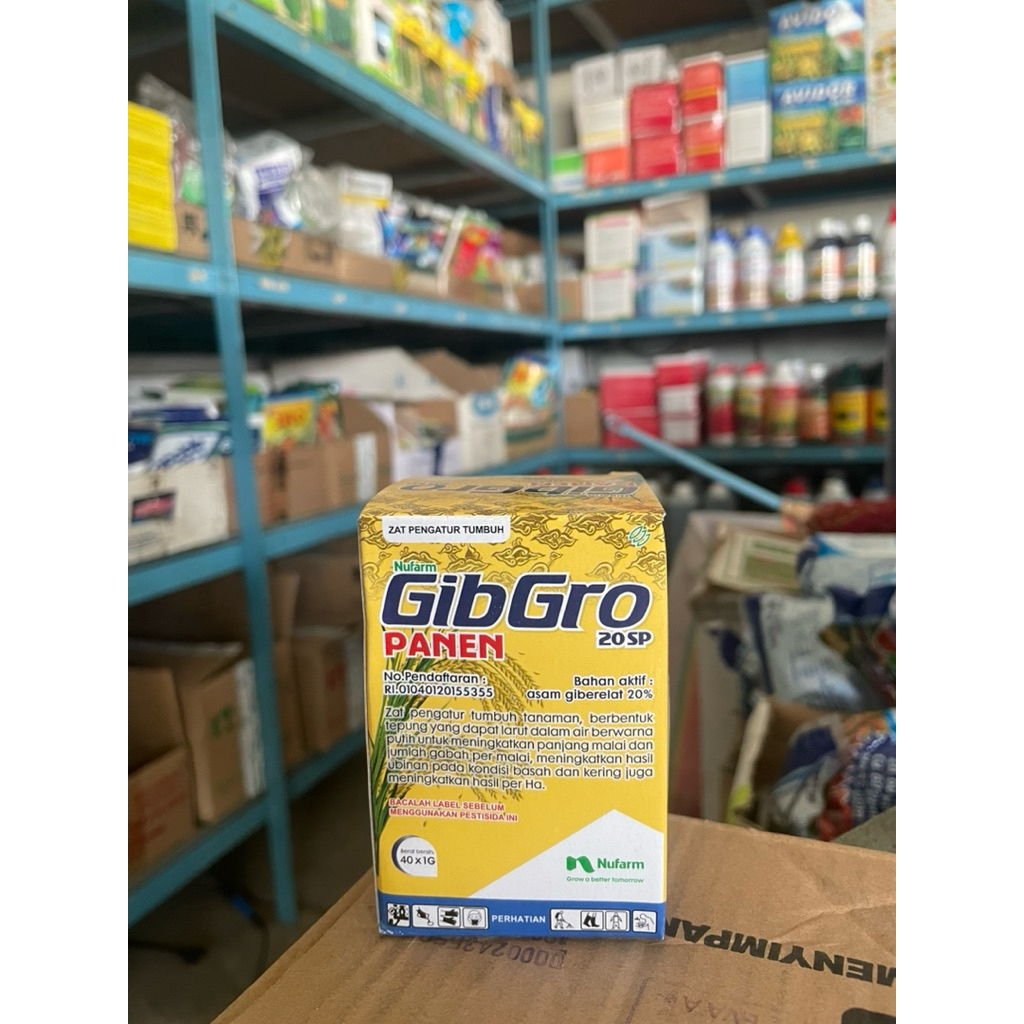 Gibgro Panen 20 SP ZPT Asam Giberelat 20% untuk Padi