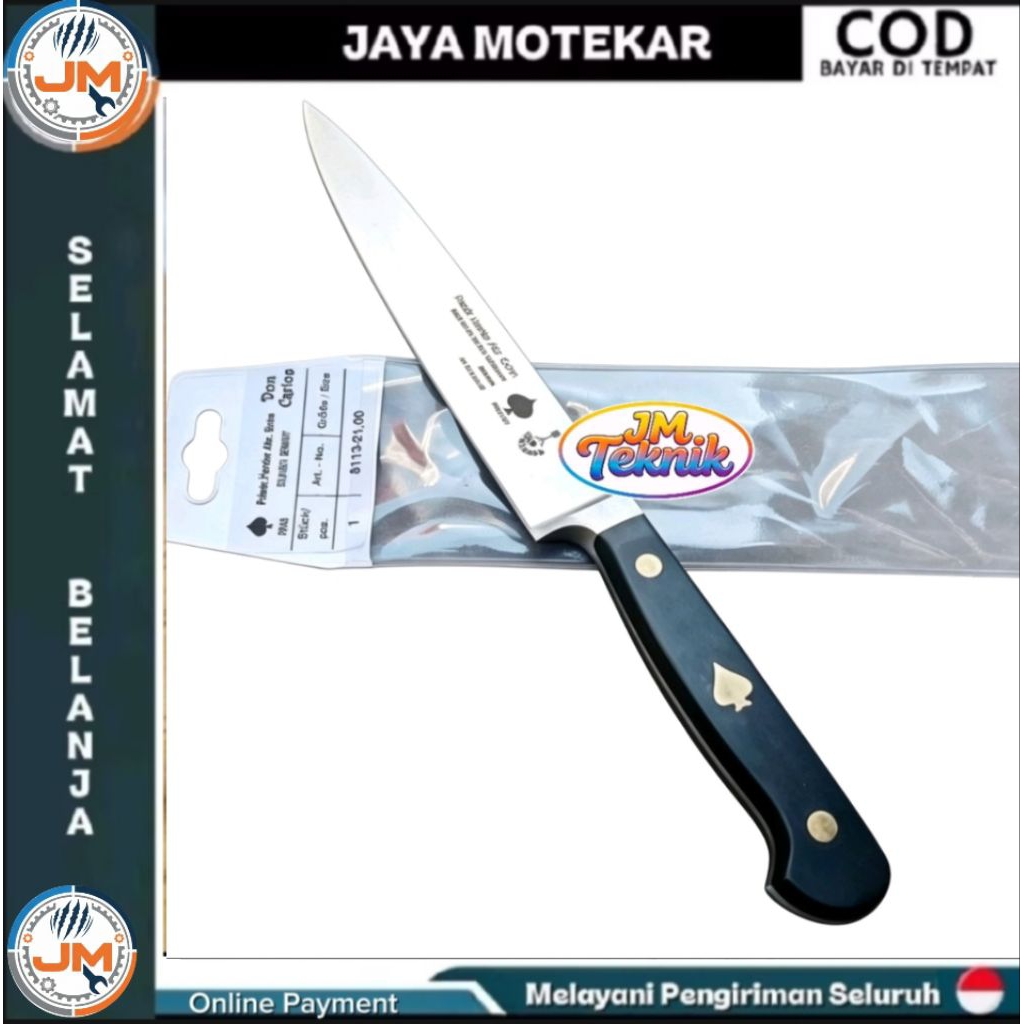 Pisau Sembelih 6 Inch dan 10 Inch Stainless Steel Soligen Jerman Cap Garpu Original
