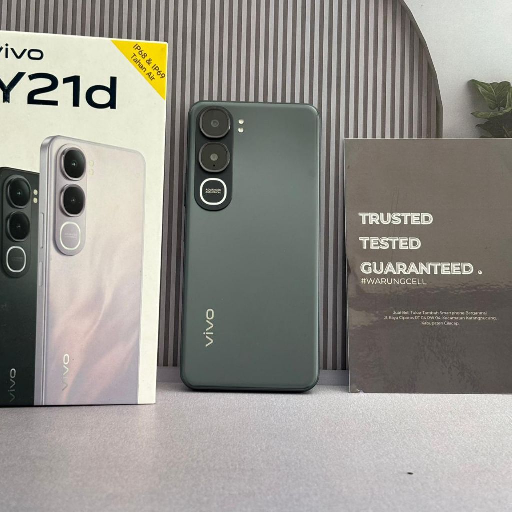 [SECOND] VIVO Y21D 8/128GB. FULLSET ORIGINAL