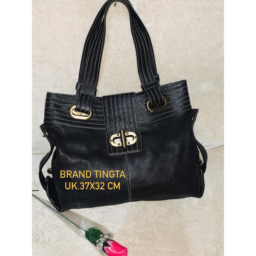 Brand Tingta Preloved Shoulder/Hobo Kulit Wanita