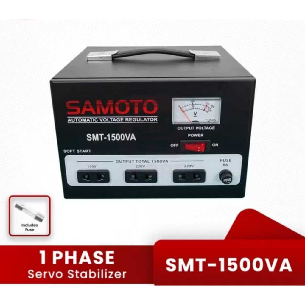 SAMOTO STABILIZER / STABILIZER KOMPUTER / STABILIZER 1500VA