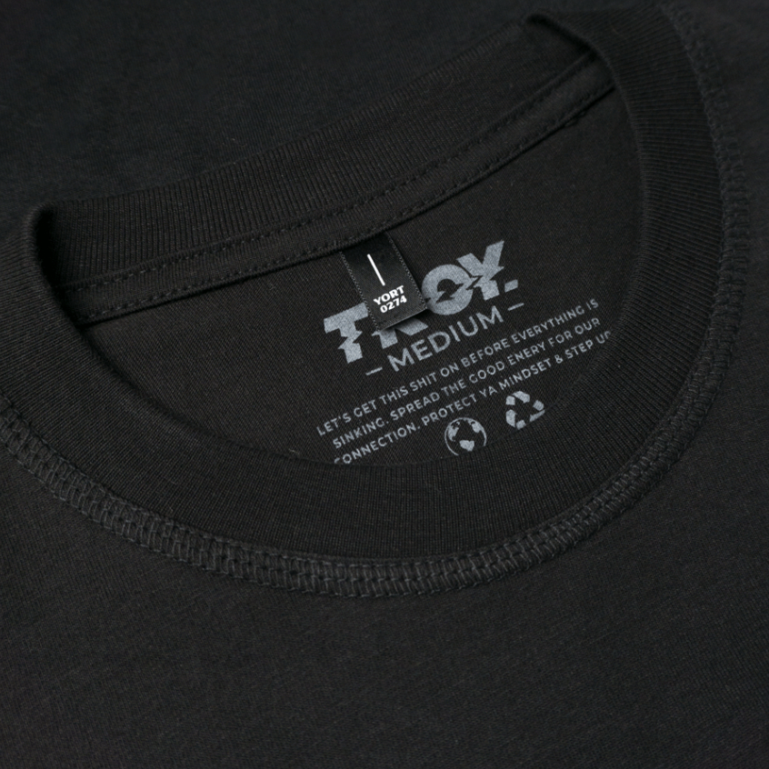 Troy Company Kaos Pria Lengan Panjang Hitam - Symbology Longsleeve Tshirt Black LSD 2437