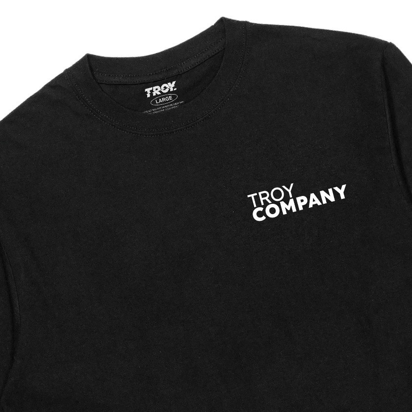 Troy Company Kaos Pria Lengan Panjang Hitam - Symbology Longsleeve Tshirt Black LSD 2437