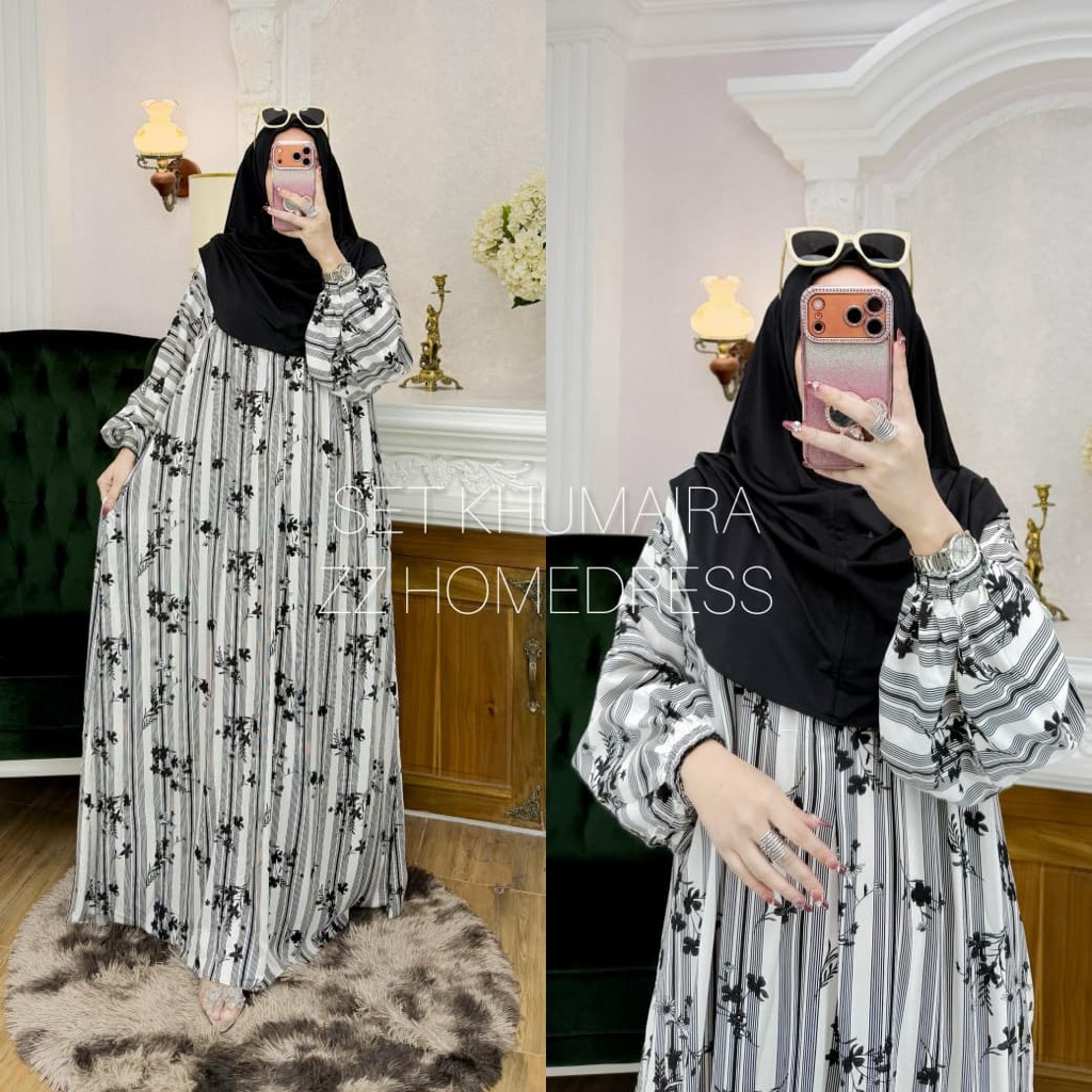 SET HIJAB KHUMAIRA ORI ZZ HOMEDRESS