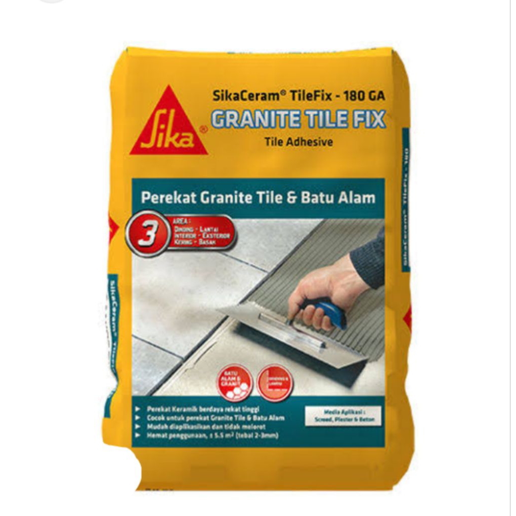 Sika Ceram 180GA / Sika Tile Fix perekat keramik diatas keramik/granite / perekat keramik area basah