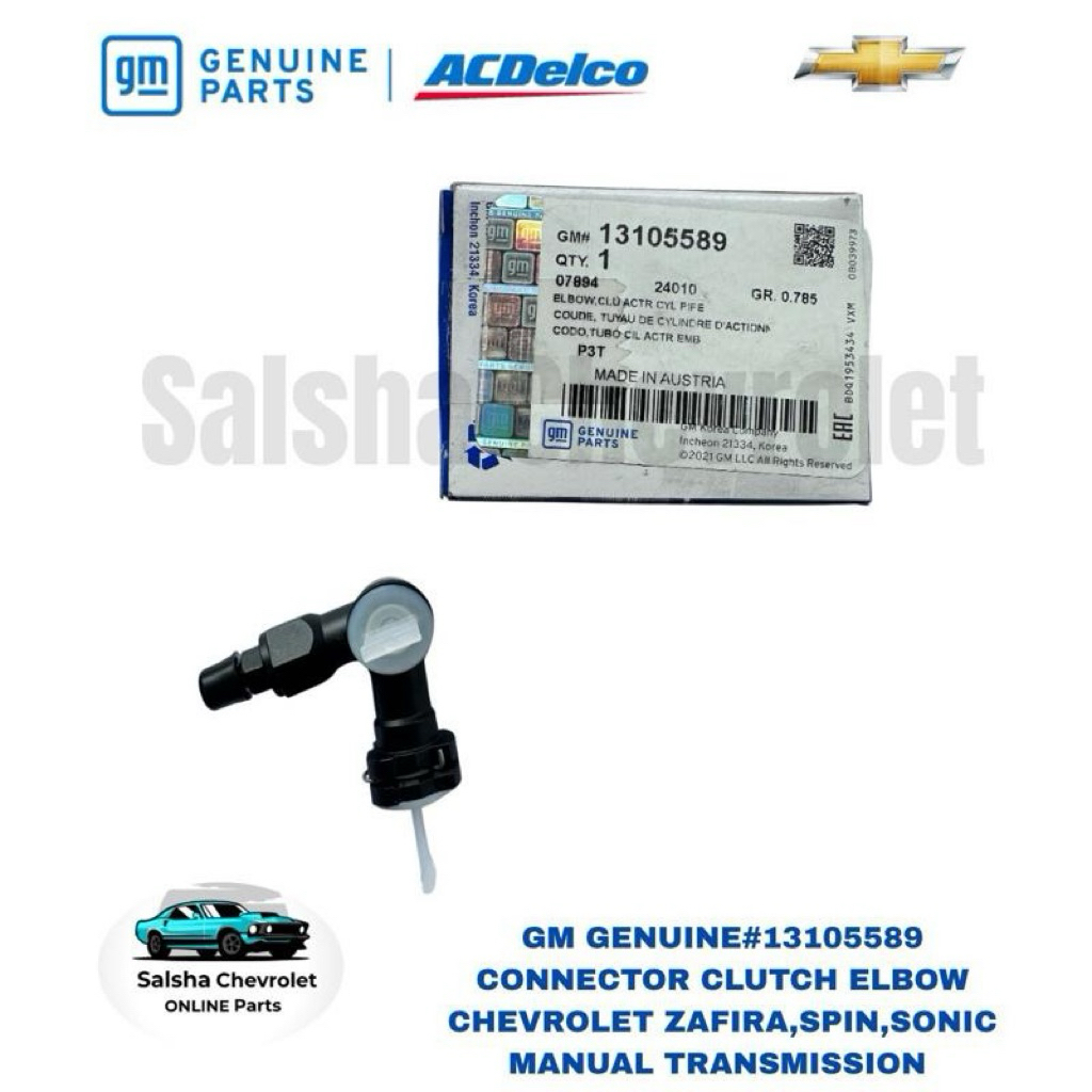Elbow pipa pipe clutch kopling manual chevrolet zarifa spin aveo sonic original GM