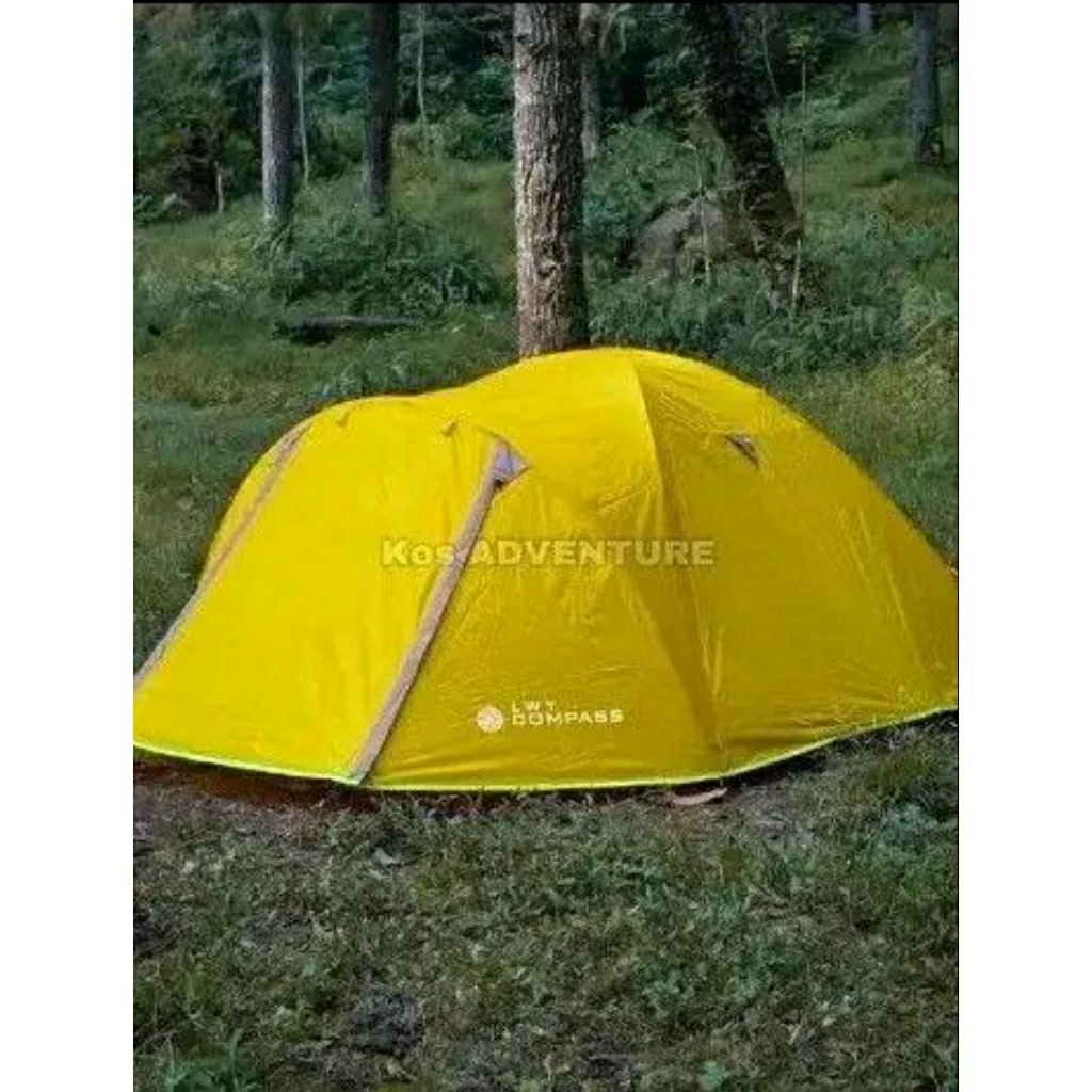 tenda compas 4/5 p double layer second