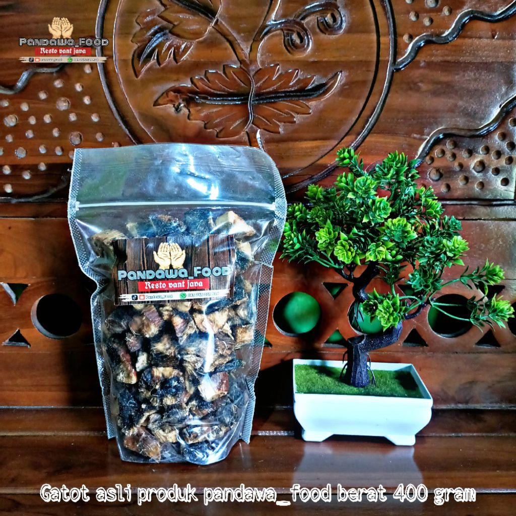 Gatot Instans Gatot Singkong Kenyal Gatot Ketela 400 Gram Makanan Tradisional Jawa