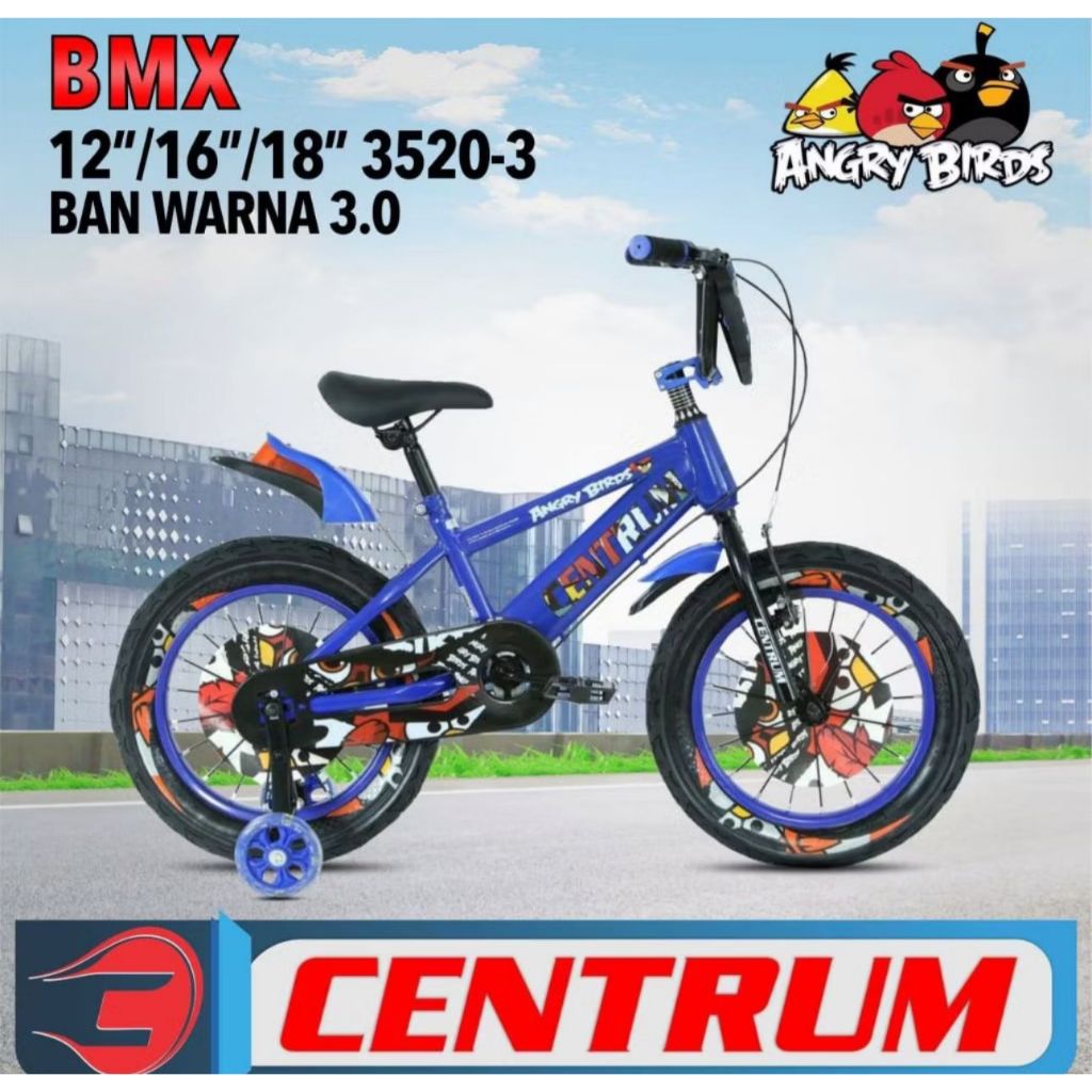 SEPEDA ANAK LAKI LAKI BMX 18 INCH ATLANTIS 03L // BMX 18 INCH CENTRUM 3520