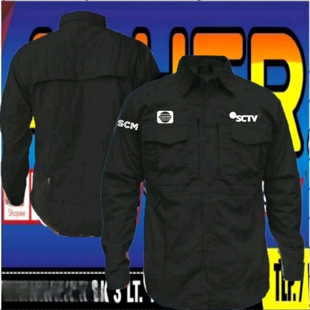 ready stok kemeja tactical SCTV SCM baju SCTV SCM kemeja SCTV SCM seragam SCTV SCM pdh SCTV SCM Keme