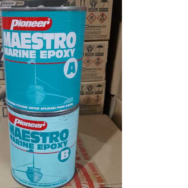 PIONEER MAESTRO MARINE EPOXY QUART Lem kapal lem epoksi epoxy lem serbaguna lem kapal anti bocor lem