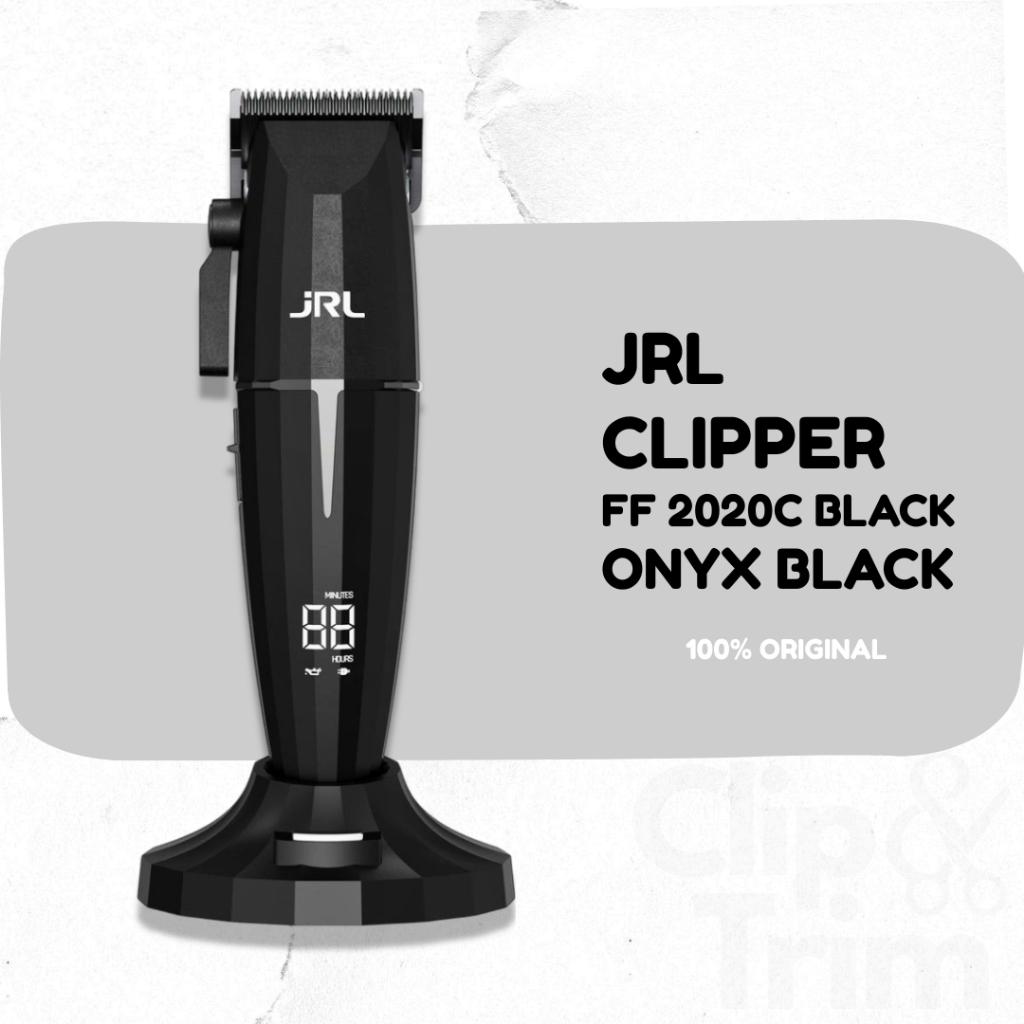 JRL Clipper FF 2020C Original Alat Cukur Rambut Barber JRL Professional Onyx Black