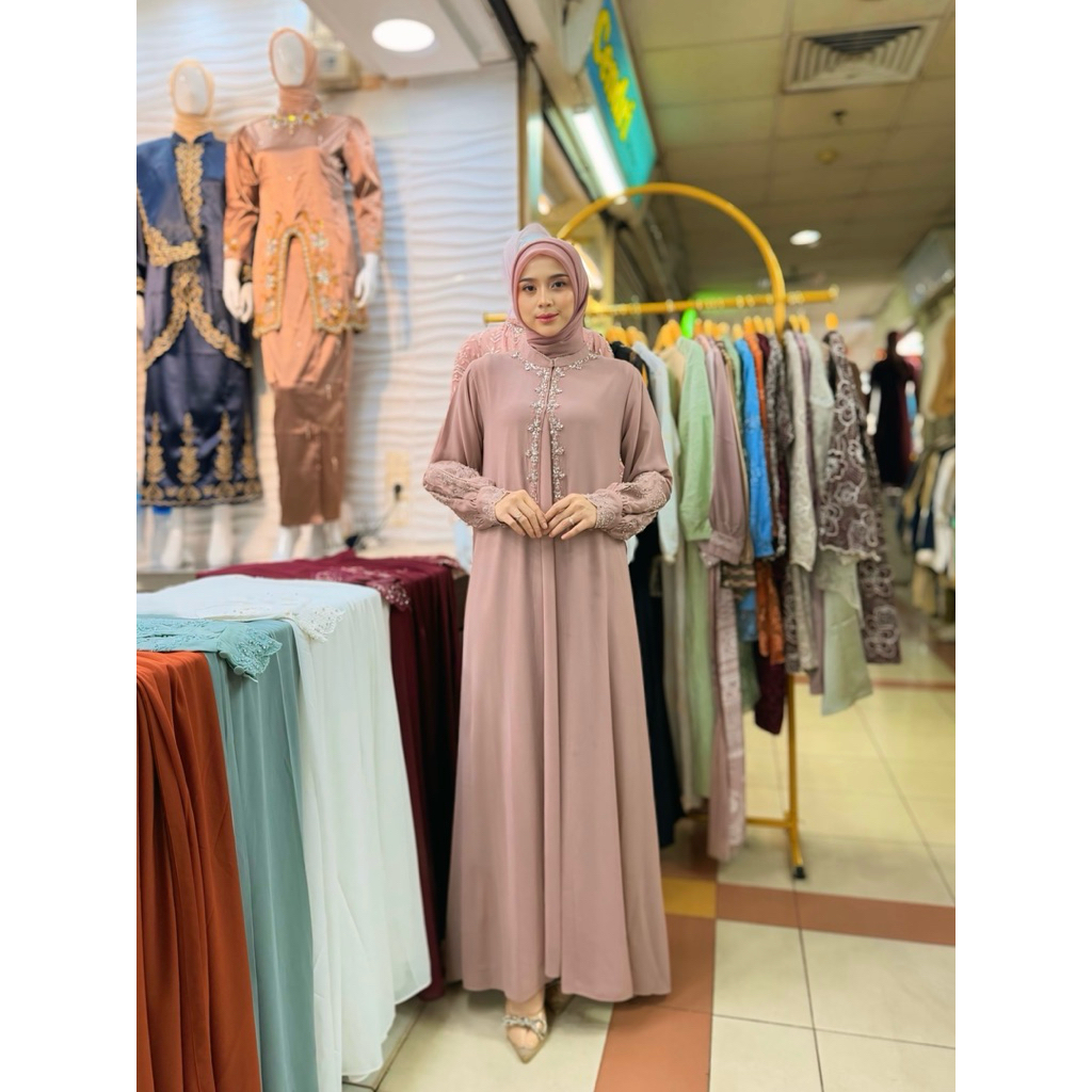 Cania Dress — Anggun & Feminin dengan Ceruty Premium Ringan