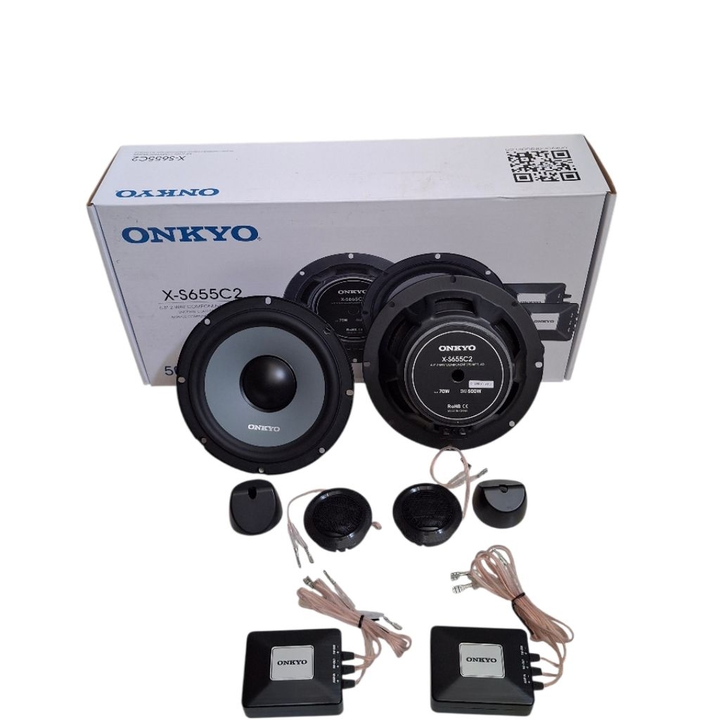 Speaker split onkyo x-s655c2 2 way component speaker onkyo 6.5 inch