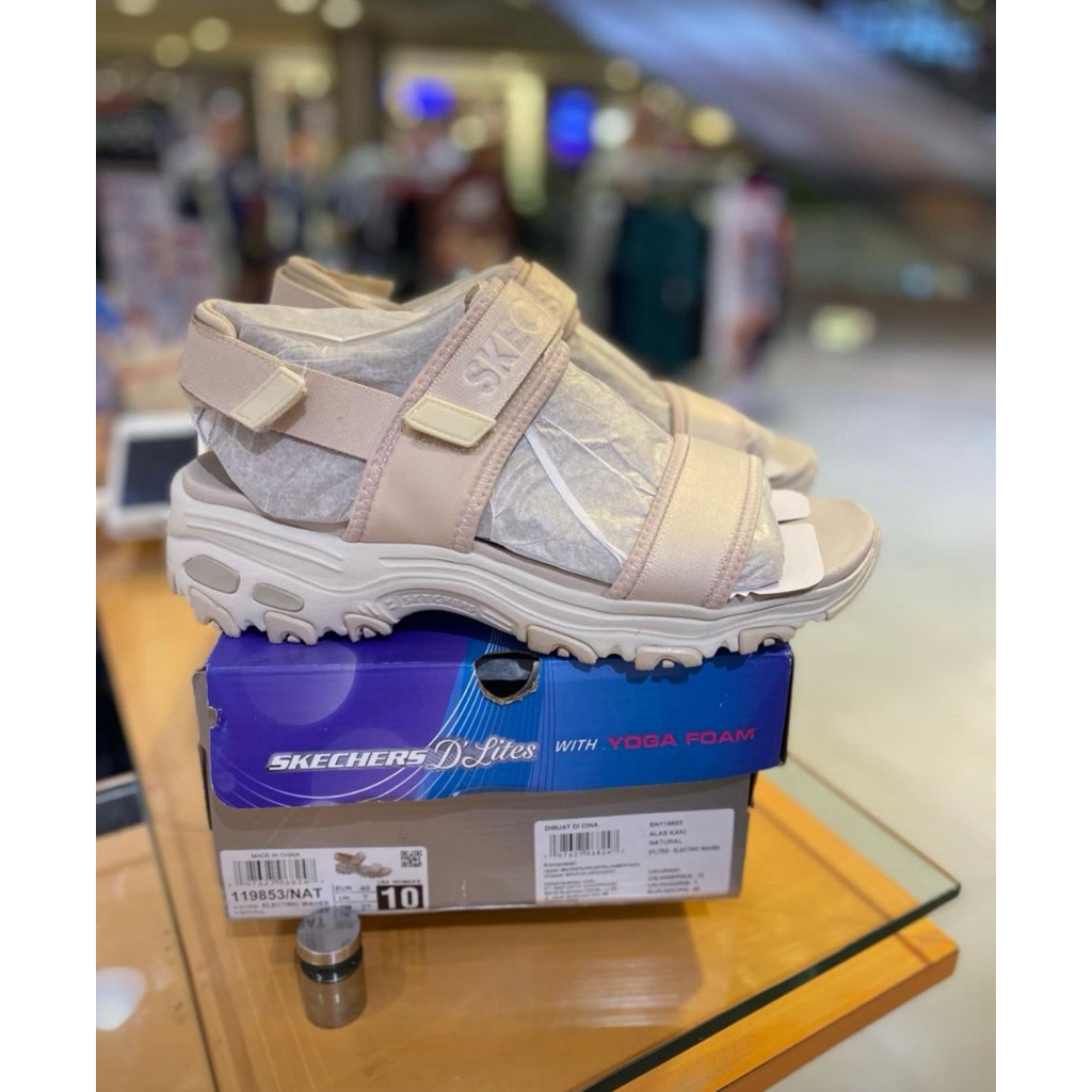 SKECHERS SANDAL 119853 D’LITES ELECTRIC WAVES