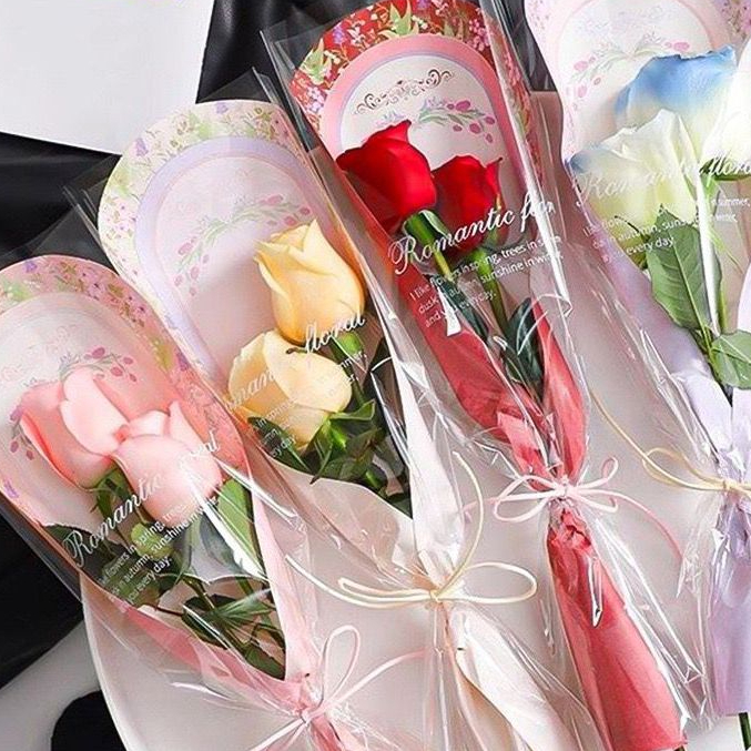 KB005 | SINGLE WRAPING FLOWER BAG | PLASTIK BUNGA SATUAN