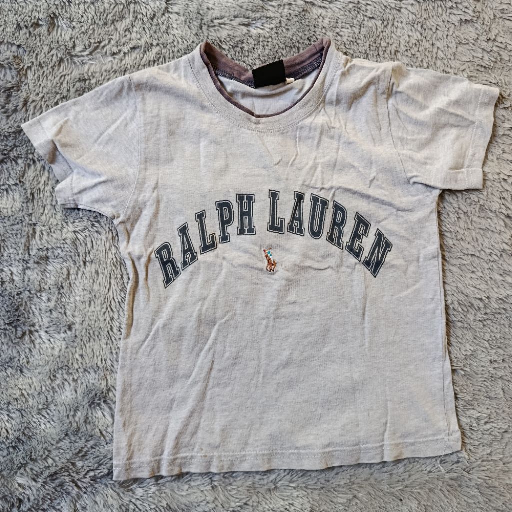 Preloved Kaos Anak Polo Sport Ralph Lauren Abu Logo Bordir