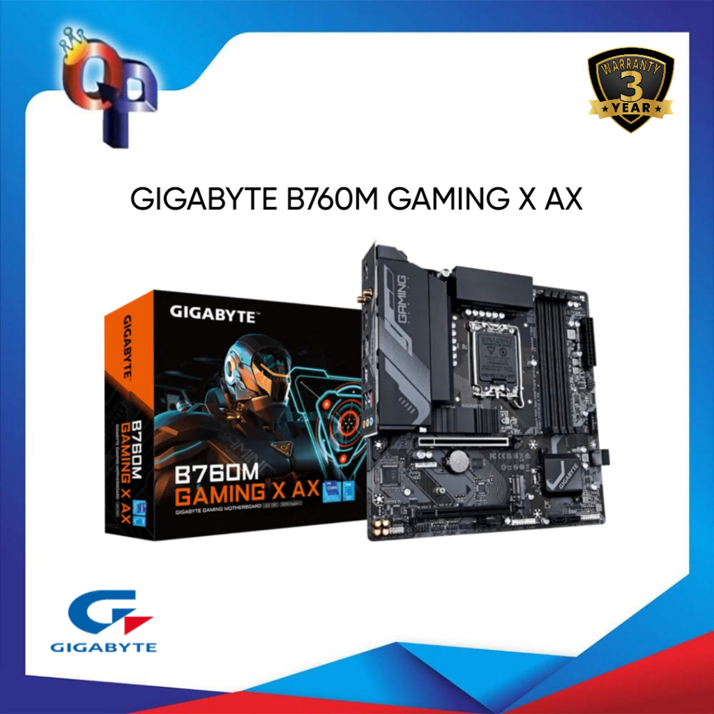 GIGABYTE B760M GAMING X AX DDR5 (Socket LGA 1700, DDR5, B760)