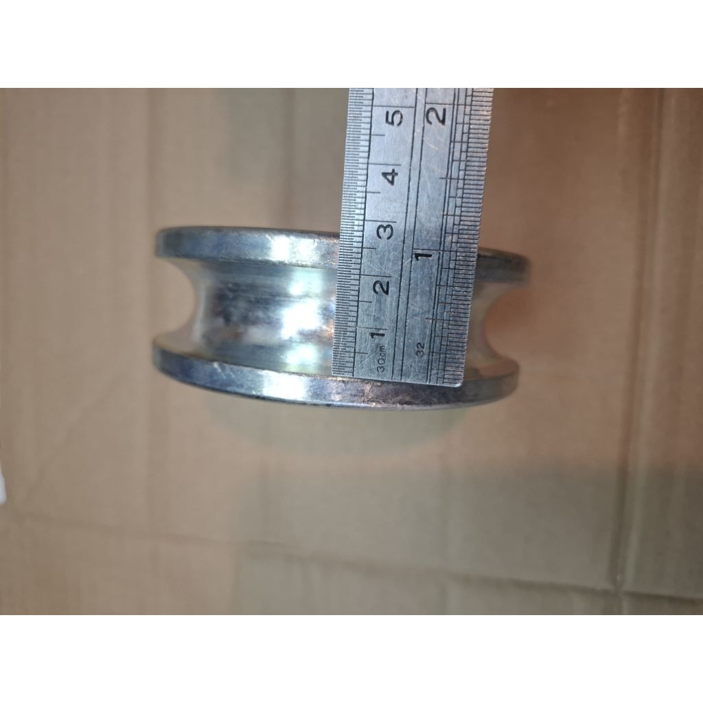 roda besi 4 inchi / roda pagar 10 cm tanpa breket ( rumah roda ) BULL BRAND
