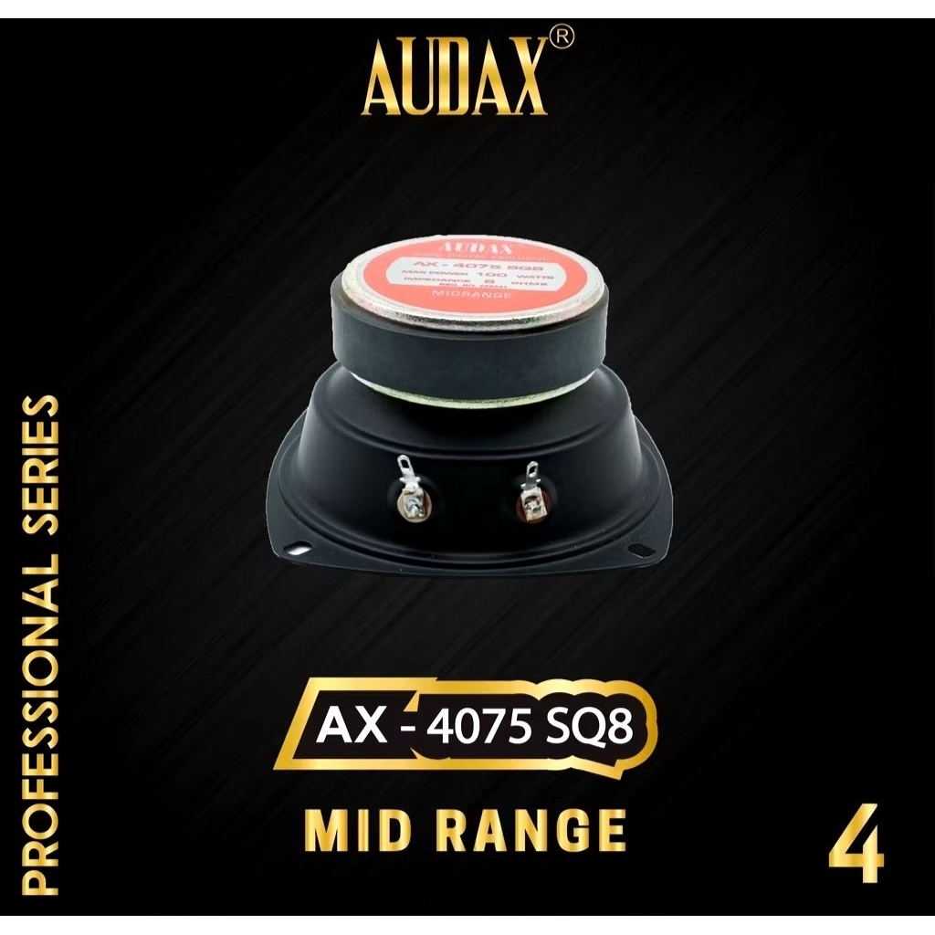 SPEAKER AUDAX AX 4075 MID RANGE 4INCH