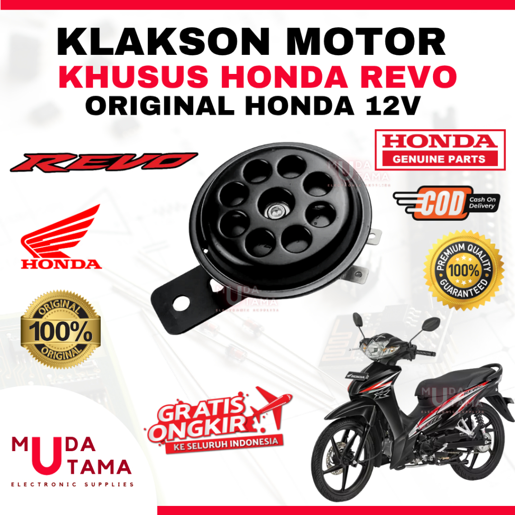 Klakson HONDA REVO - ORIGINAL HONDA | Klakson Motor HONDA REVO | Klakson REVO Original | Klakson Mot
