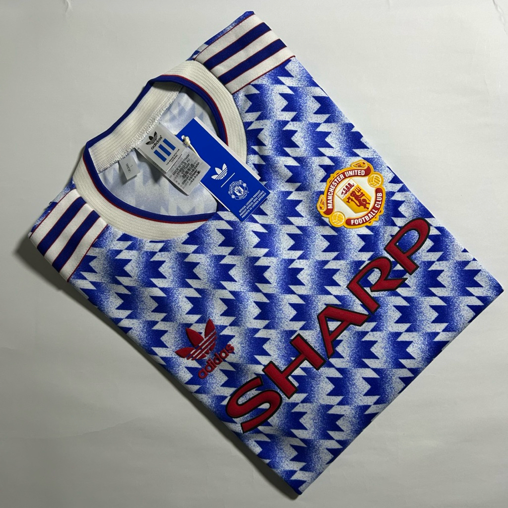JERSEY MANCHESTER UNITED AWAY 1990 REISSUE LONG SLEEVE - JICH