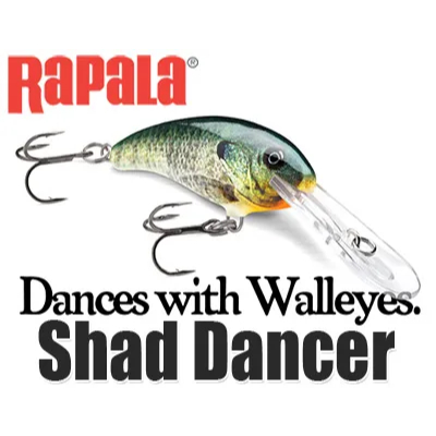 LURE / UMPAN RAPALA SHAD DANCER SDD-4, 4cm / 5g, 2,1 - 3,0m