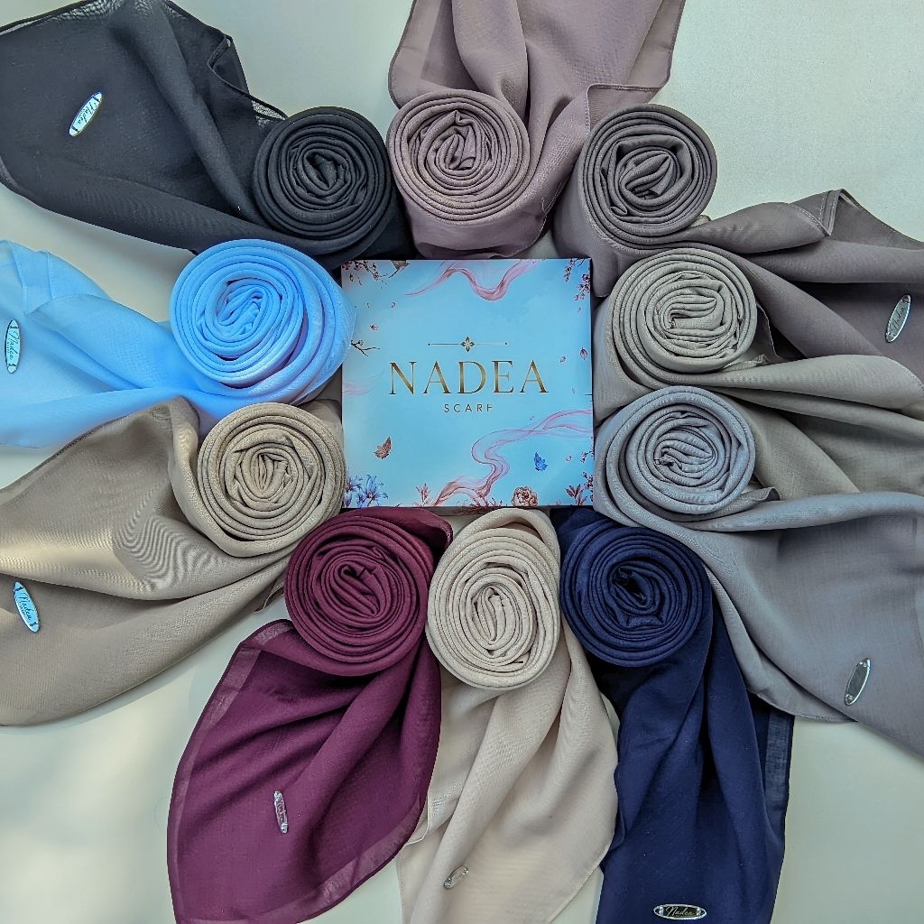 Hijab Voal Lux Premium 110x110 – Dark Series | Bold & Classy