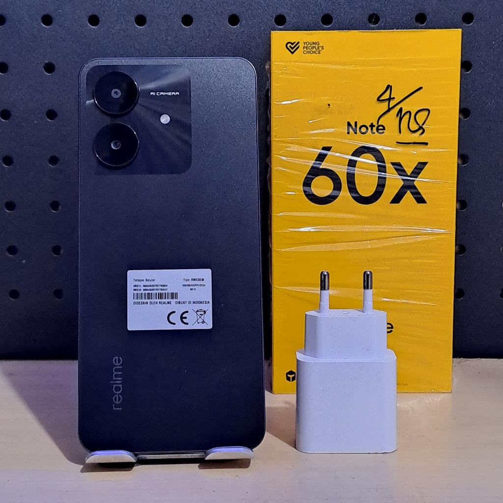 REALME NOTE 60X 4/128GB SECOND FULLSET BERGARANSI