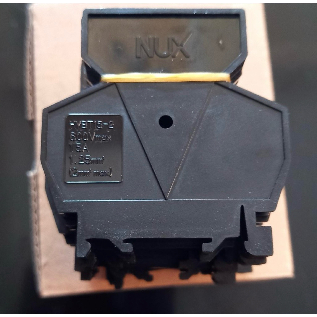 Sparator / end plate terminal blok HYBT15-2 merk hanyoung nux