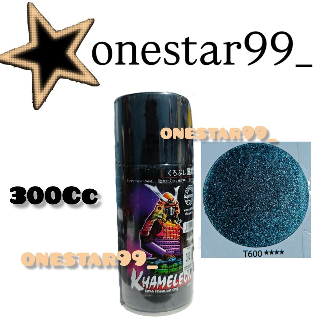 Pilok Pilox Cat Samurai Khameleon T600 Bunglon Biru 300ml Glossy Mengkilap Samuraipaint