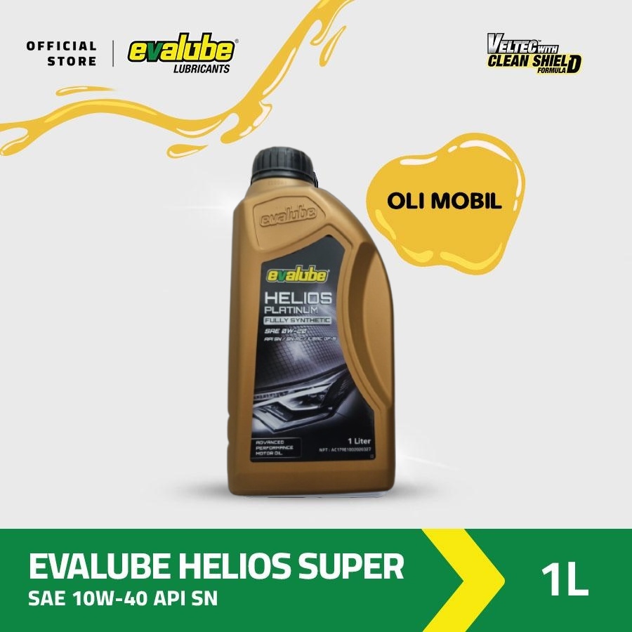 Evalube Oli Mobil HELIOS Platinum Full Synthetic 0W-20 (1L)