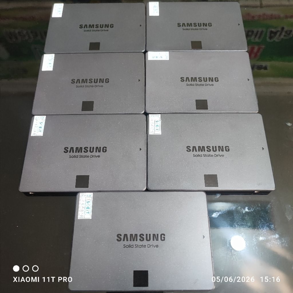 ssd samsung 870qvo 2tb sata 2.5" dram cache health 100% ori second
