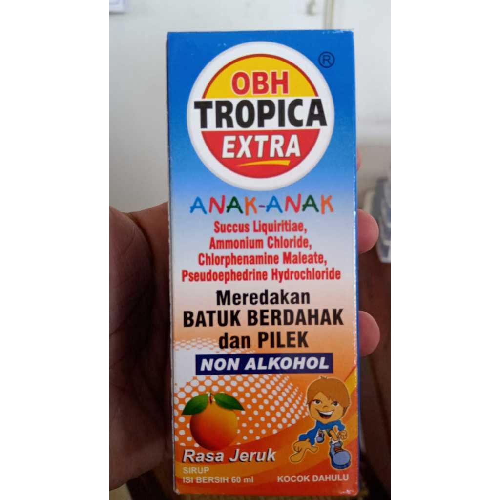 OBH Tropica extra anak batuk berdahak 60 ml ( obat batuk berdahak anak )