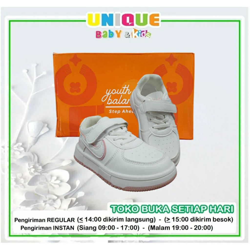 Sepatu Sneaker Anak Cewe Brand Youth Balance size (27-31)
